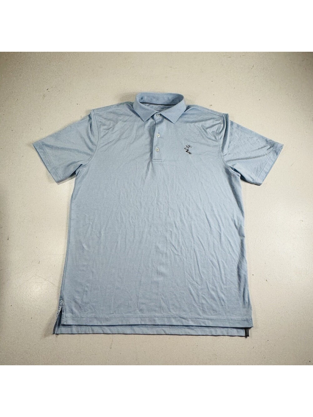 Johnnie O Polo Shirt Light Blue Short Sleeve Men’s Size Medium